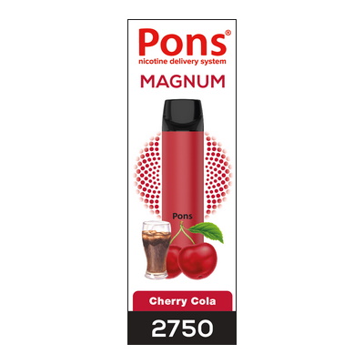 Одноразовый вейп Pons Magnum 2750 New Cherry Cola - фото - 1