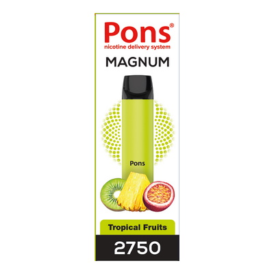 Одноразовый вейп Pons Magnum 2750 New Tropical Fruits - фото - 1